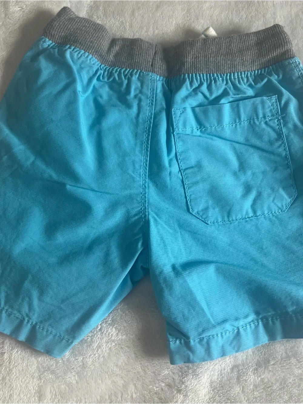 Carter’s Toddler Boys Turquoise Pull On Cotton Twill Dock Shorts Sz 2T